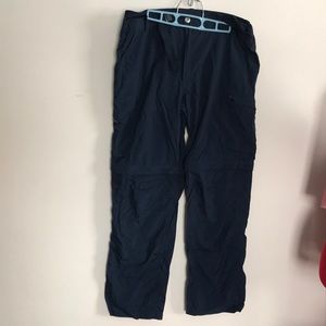 GH Bass navy blue convertible hiking pants size 36 /32